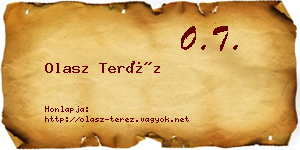 Olasz Teréz névjegykártya